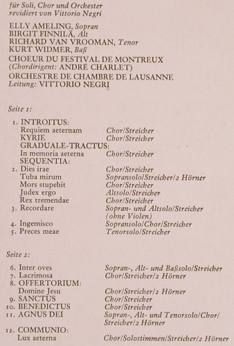 Cimarosa,Domenico: Requiem, Orbis/Philips (92 928), D Typ: LP Best.-Nr.: L6115 Preis: 6,00 Euro
