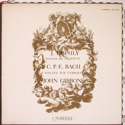Duphly,Jacques / C.P.E.Bach: Pieces de Clavecin / Cembalo, Cambridge (CRS 2530), US, m-/vg+ Typ: LP Best.-Nr.: L6150 Preis: 7,50 Euro