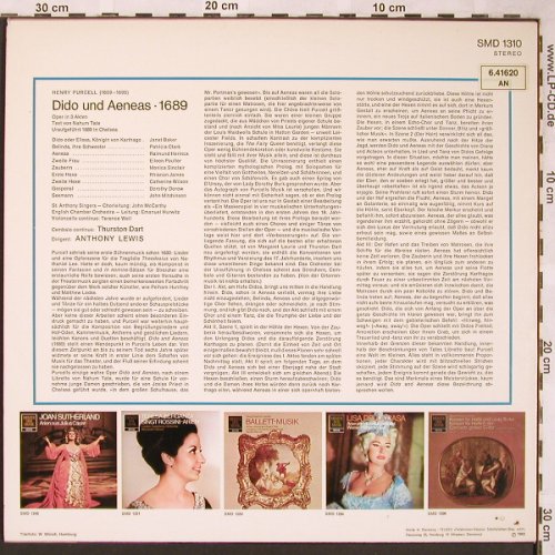 Purcell,Henry: Dido and Aeneas, Archiv Resonance(SMD 1310), D, Ri,  - LP - L6153 - 6,00 Euro