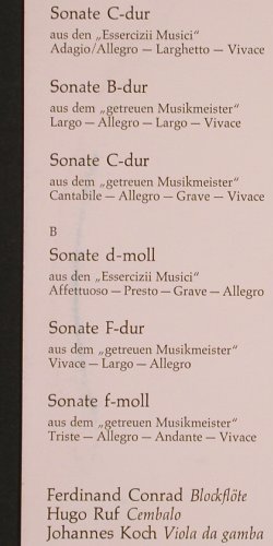 Telemann,Georg Philipp: Die Blockflöten-Sonaten, Musicaphon(BM 30 SL 1907), D, m-/vg+,  - LP - L6157 - 5,00 Euro