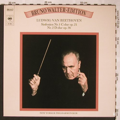 Beethoven,Ludwig van: Sinfonie Nr.1 & 2 , op.21, op.36, CBS(61 722), NL, Mono, 1976 - LP - L6179 - 6,00 Euro