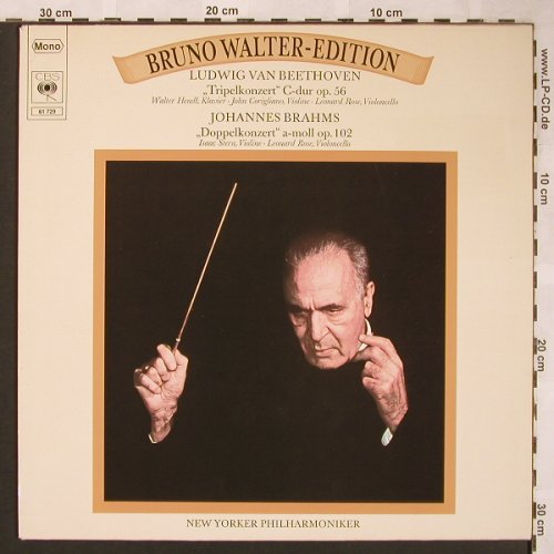 Beethoven,Ludwig van / Brahms: Trippelkonzert / Doppelkonzert, CBS(61 729), NL, Mono, 1976 - LP - L6184 - 6,00 Euro