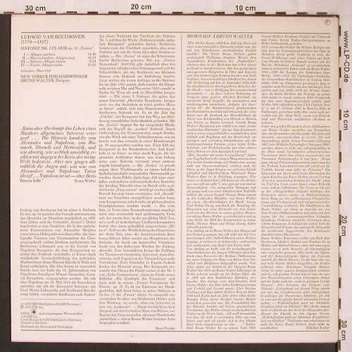Beethoven,Ludwig van: Sinfonie Nr.3  es-dur op.55, CBS(61 723), NL, Mono, 1976 - LP - L6186 - 6,00 Euro