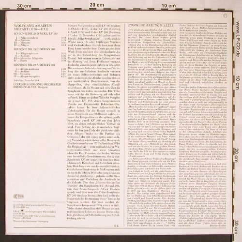 Mozart,Wolfgang Amadeus: Sinfonien Nr.25,28,29-Kv183,200,201, CBS (61 720), NL, Mono, 1976 Typ: LP Best.-Nr.: L6193 Preis: 6,00 Euro