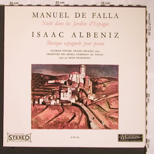 De Falla,Manuel / Isaac Albeniz: Nuits dans les Jardins d'Espagne, Musidisc (30 RC 766), F Typ: LP Best.-Nr.: L6217 Preis: 5,00 Euro