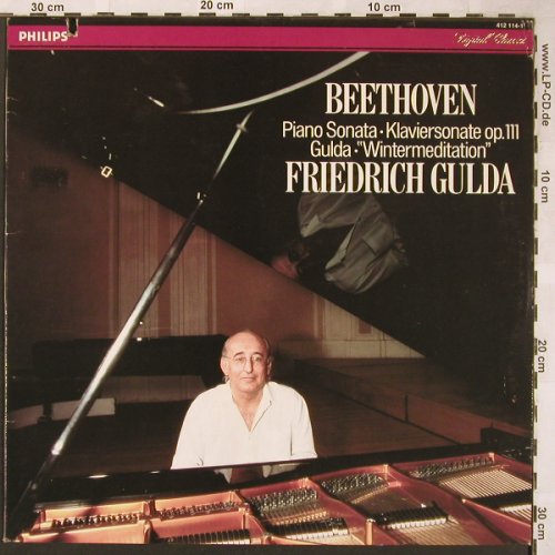 Beethoven,Ludwig van / Gulda: Piano Sonata,op.111/Wintermeditatio, Philips, m-/vg+(412 114-1), NL, CO, 1984 - LP - L6228 - 7,50 Euro