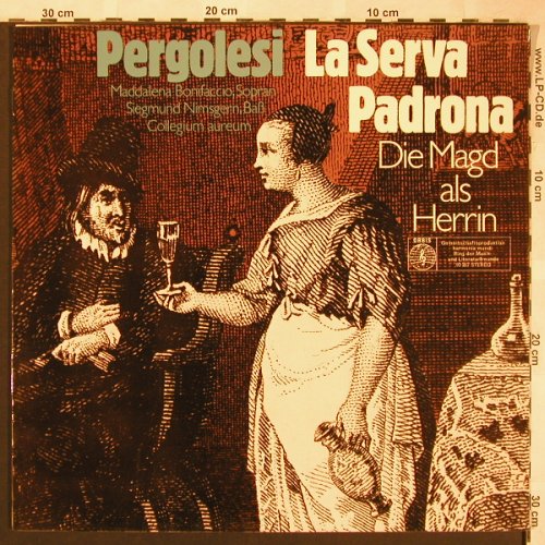 Pergolesi,Giovanni Battista: La Serva Padrona,DieMagd als Herrin, Orbis(92 267), D,  - LP - L6258 - 4,00 Euro