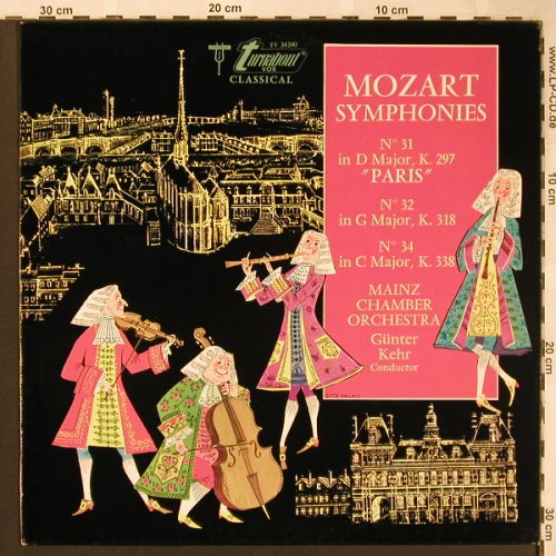 Mozart,Wolfgang Amadeus: Sinfonien Nr.31,32 & 34, Turnabout (TV 34240), US Typ: LP Best.-Nr.: L6271 Preis: 6,00 Euro