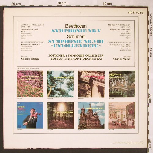 Beethoven,Ludwig Van / Schubert: Sinfonie Nr.5 / Sinfonie Nr.8, RCA Victrola(VICS 1035), D,  - LP - L6275 - 6,00 Euro