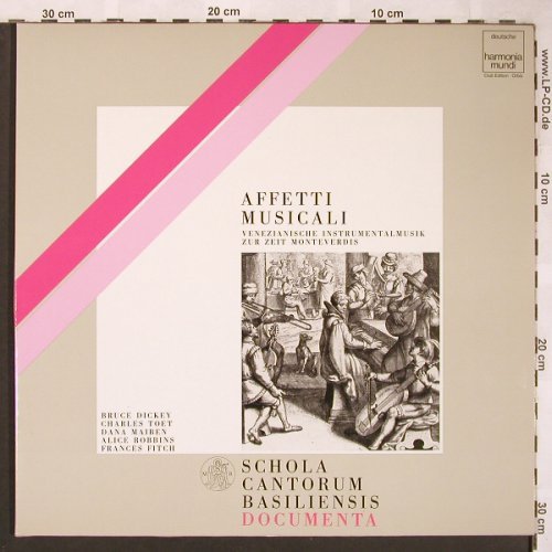 V.A.Affetti Musicali: Venezianische Instrumental Musik, Harmonia Mundi(46 259 8), D, 1983 - LP - L6278 - 5,00 Euro