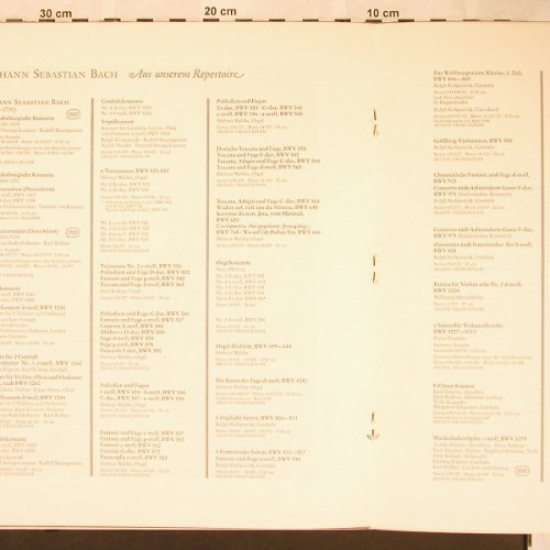 V.A.Bach und seine Zeit: Booklet-Catalogue, Foc, D.Gr./Archiv(104 461), D, 1966 - LP - L6279 - 4,00 Euro