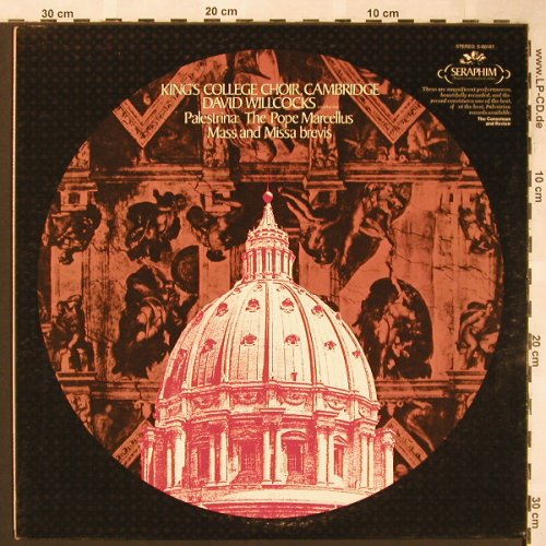 Palestrina,Giovani Pierluigi da: Pope Marcellus Mass / Missa Brevis, Seraphim (S-60187), US Typ: LP Best.-Nr.: L6286 Preis: 5,00 Euro