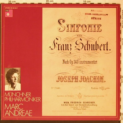Schubert,Franz: Sinfonie C-dur nach op.140, BASF(20 22123-7), D, stoc, 1975 - LP - L6295 - 5,00 Euro