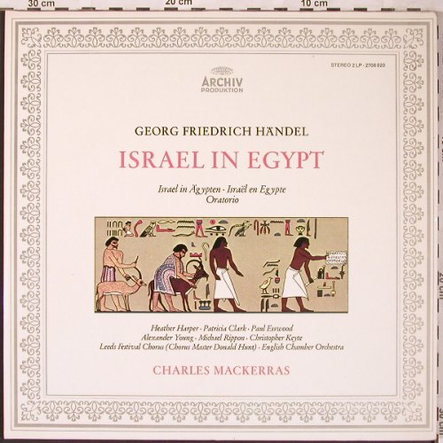 Händel,Georg Friedrich: Israel In Ägypten,Oratorio, Foc, Archiv(2708 020), D, 1970 - 2LP - L6299 - 7,50 Euro