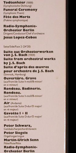 Mahler,Gustav: Todtenfeier,Suit a.Orchw.v J.S.Bach, Schwann Musica Mundi(VMS 1637), D, Foc, 1985 - LP - L6308 - 6,00 Euro