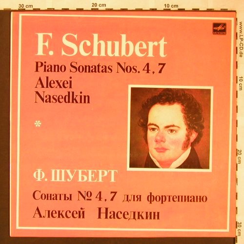 Schubert,Franz: Piano Sonatas Nos.4,7, Melodia(C10 19077 002), UDSSR, 1982 - LP - L6314 - 6,00 Euro