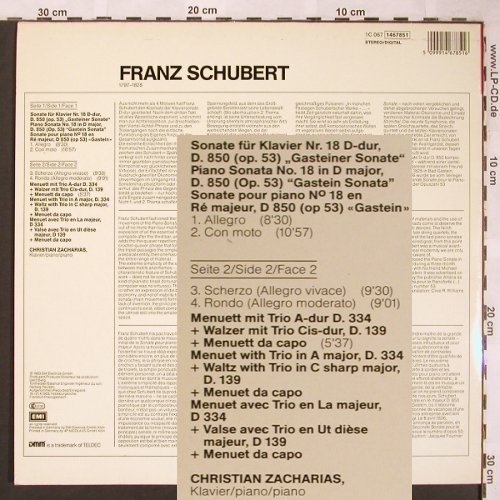 Schubert,Franz: Sonate D-Dur D.850, D.334, D.139, EMI(1467851), D, 1983 - LP - L6315 - 6,00 Euro