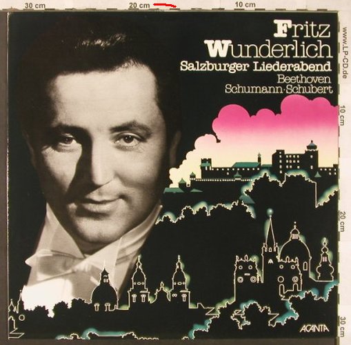 Wunderlich,Fritz: Salzburger Liederabend(1965)m-/vg+, Acanta(40.23 529), D, 1984 - LP - L6322 - 5,00 Euro