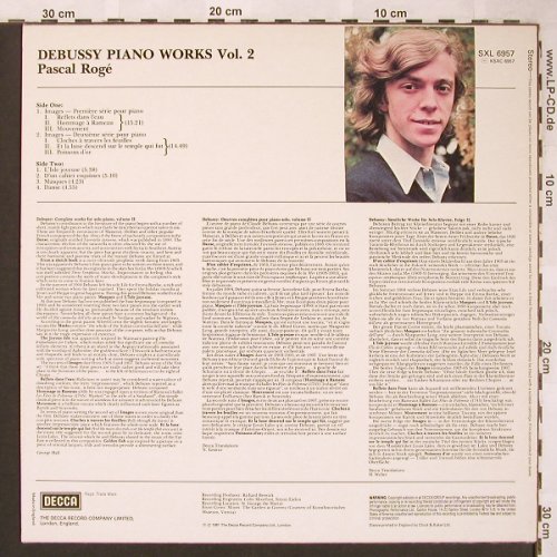 Debussy,Claude: Piano Works Vol.2, stoc, Decca (SXL 6957), UK, 1981 Typ: LP Best.-Nr.: L6329 Preis: 5,00 Euro