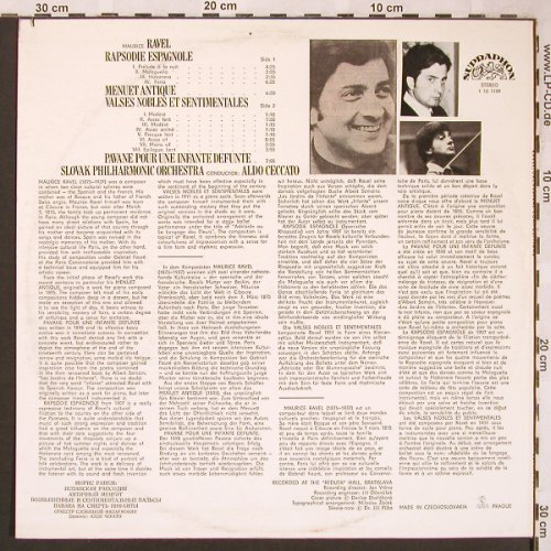 Ravel,Maurice: Rhapsodie Espagnole,Valse.., stoc, Supraphon(1 10 1199), CZ, co, 1972 - LP - L6347 - 5,00 Euro