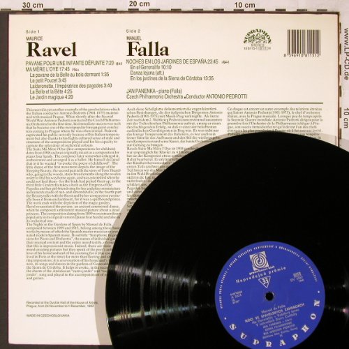 Ravel,Maurice / Falla: Ma Mre l'Oye, Pavane pour une...., Supraphon(10 8115-1), CZ, 1964 - LP - L6348 - 9,00 Euro