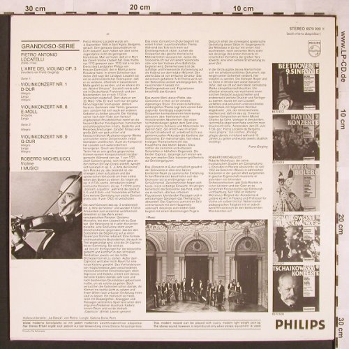 Locatelli,Pietro: 3 Violin-Konzerte aus op.3 L'Arte d, Philips(6570 020), NL, stoc,  - LP - L6369 - 7,50 Euro