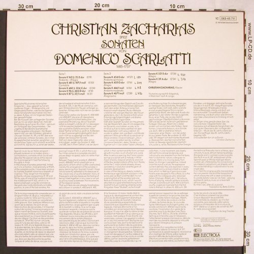 Scarlatti, Domenico: 11 Sonaten, EMI (063-45 711), D, woc, 1979 Typ: LP Best.-Nr.: L6373 Preis: 7,50 Euro