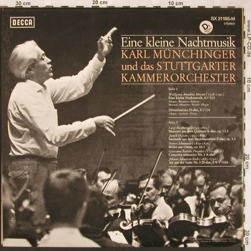 Mozart,Wolfgang Amadeus/Haydn/Bach.: Eine kleine Nachtmusik, Foc, Decca(SX 21 185-M), D, 1969 - LP - L6386 - 5,00 Euro