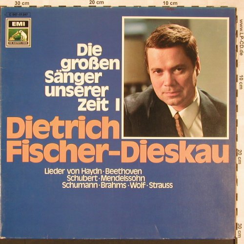 Fischer-Dieskau,Dietrich: Die großen Sänger unserer Zeit I, EMI (C 047-01 247), D, Foc Typ: LP Best.-Nr.: L6389 Preis: 6,00 Euro