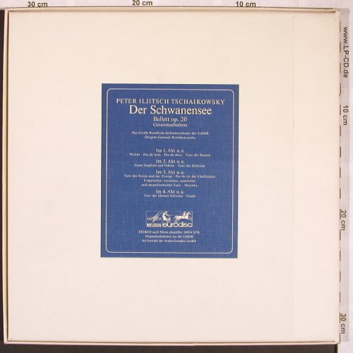 Tschaikowsky,Peter: Der Schwanensee, Box, Eurodisc(80 034 XFK), D, 1980 - 3LP - L6391 - 9,00 Euro