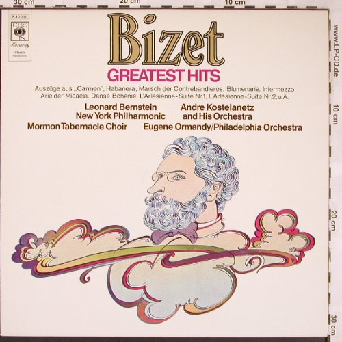 Bizet,Georges: Greatest Hits, CBS(S 30 011), NL, 1971 - LP - L6400 - 3,00 Euro
