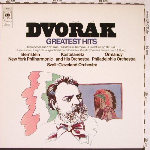 Dvorak,Antonin: Greatest Hits, CBS(S 30 012), NL, 1971 - LP - L6401 - 3,00 Euro