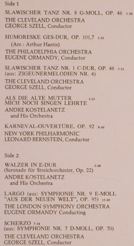 Dvorak,Antonin: Greatest Hits, CBS(S 30 012), NL, 1971 - LP - L6401 - 3,00 Euro