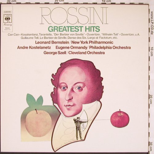 Rossini,Gioacchino: Greatest Hits, CBS(S 30 016), NL, 1971 - LP - L6403 - 3,00 Euro