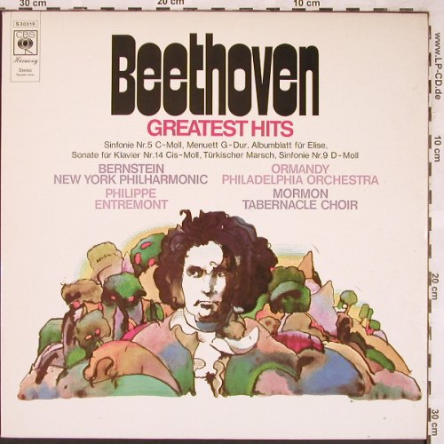 Beethoven,Ludwig van: Greatest Hits, CBS(S 30 019), NL, 1971 - LP - L6405 - 6,00 Euro