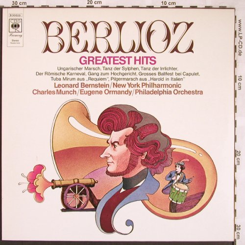 Berlioz,Hector: Greatest Hits, CBS(S 30 023), NL, 1972 - LP - L6407 - 3,00 Euro