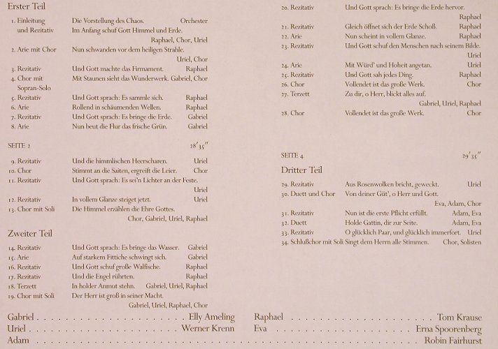 Haydn,Joseph: Die Schöpfung, Foc, Decca (6.48194 DM), D, 1983 Typ: 2LP Best.-Nr.: L6428 Preis: 7,50 Euro