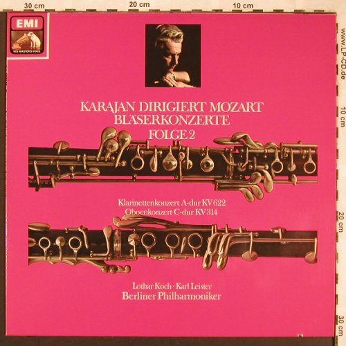 Karajan,Herbert von: dirigiert Mozart Folge 2,KV 314,622, EMI (1022391), D, co, 1972 Typ: LP Best.-Nr.: L6429 Preis: 5,00 Euro