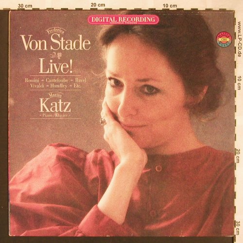von Stade,Frederica: Live! Rossini, Canteloube, Ravel..., CBS Masterworks(D 37231), D, 1982 - LP - L6436 - 7,50 Euro