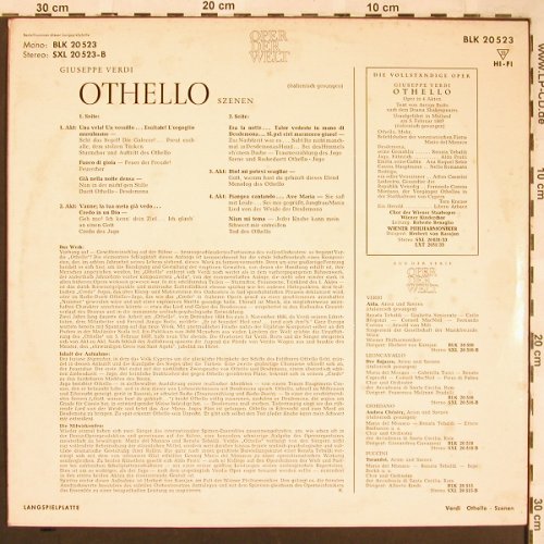 Verdi,Giuseppe: Othello-Szenen, Decca(BLK 20 523), D, Mono,  - LP - L6455 - 5,00 Euro