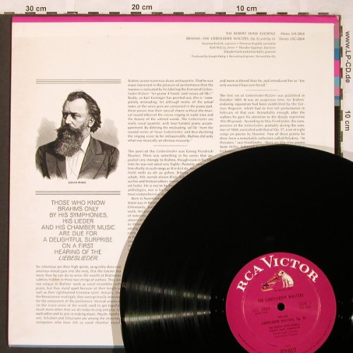Brahms,Johannes: The Liebeslieder Waltzes,op.52 & 65, RCA Victor(LSC-2864), US, 1966 - LP - L6475 - 6,00 Euro