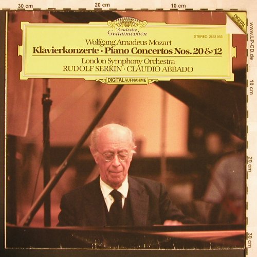 Mozart,Wolfgang Amadeus: Piano Concertos Nos.20&12-kv466,414, Deutsche Gramophon (2532 053), D, m-/vg+, 1982 Typ: LP Best.-Nr.: L6486 Preis: 5,00 Euro
