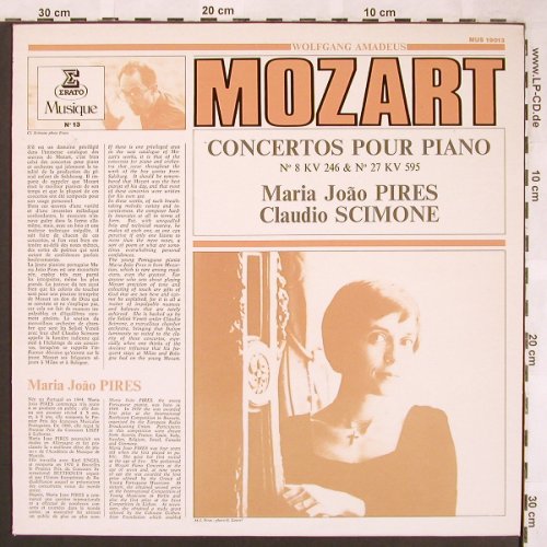 Mozart,Wolfgang Amadeus: Concertos pour piano, No.8 & 27, Erato(MUS 19013), F, stoc, 1977 - LP - L6487 - 5,00 Euro