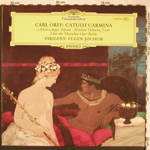 Orff,Carl: Catulli carmina,(Booklet w.Sticker), D.Gr.(2530 074), D,  - LP - L6498 - 7,50 Euro