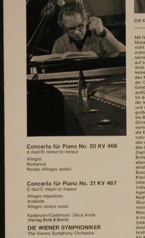 Mozart,Wolfgang Amadeus: Concerto No.20 KV 466/No.21,467, Eurodisc(62 794), D, Foc, 1973 - LP - L6515 - 6,00 Euro