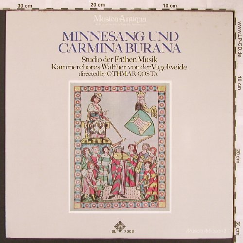 V.A.Minnesang und Carmina Burana: Walther v.d.Vogelweide...15 Tr., Telefunken(SL 7003), J, 1975 - LP - L6517 - 7,50 Euro