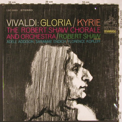 Vivaldi,Antonio: Gloria / Kyrie, RCA (LSC-2883), US, 1966 Typ: LP Best.-Nr.: L6519 Preis: 7,50 Euro