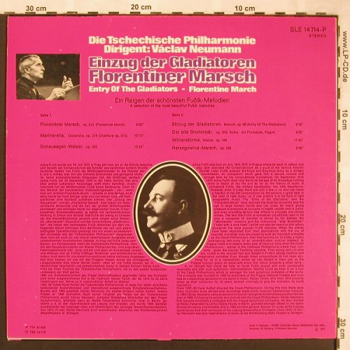 Fucik,Julius: Ein Reigen der Schönsten Melodien, Telefunken(SLE 14 714-P), D, stoc, 1973 - LP - L6529 - 5,00 Euro