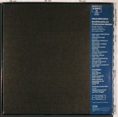 Brüggen,Frans: 10 Italienische Komponisten Vol.2, Telefunken(6.35073), D, Box,  - 3LP - L6537 - 12,50 Euro