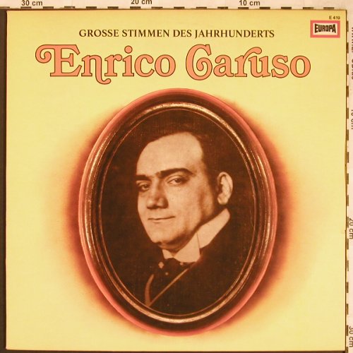Caruso,Enrico: Grosse Stimmen des Jahrhunderts, Europa(E 419), D,  - LP - L6549 - 5,50 Euro